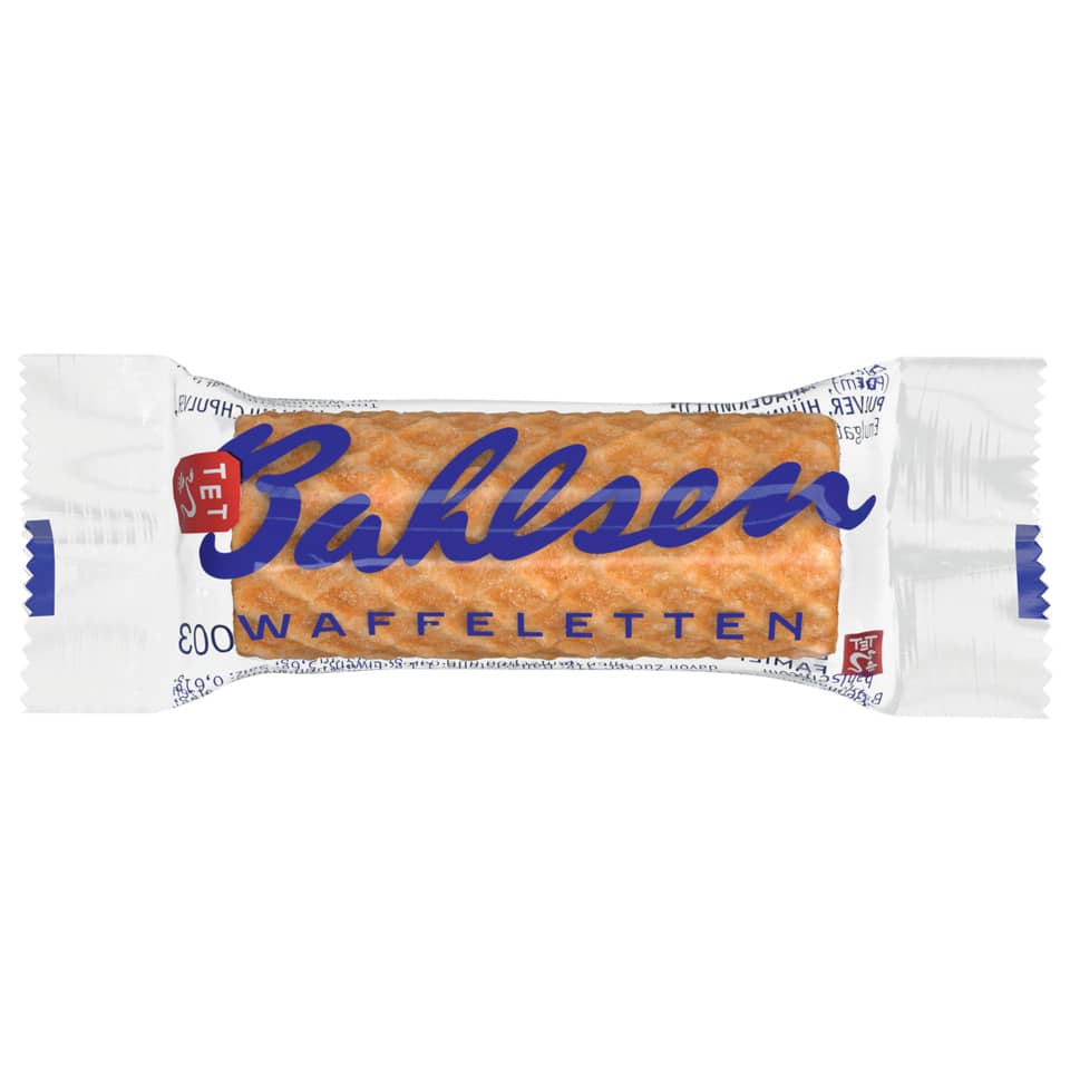 Waffelröllchen, 760g BAHLSEN 40140 BAHLSEN 40140 Waffeletten