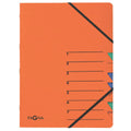 Ordnungsmappe Easy 7 Fächer 1-7 orange PAGNA 24061-12 PAGNA 24061-12 Gummizug