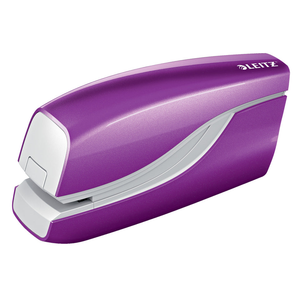 Elektrisches Heftgerät WOW, 10 Blatt, Einlegetiefe 10 mm, violett LEITZ 5566-10-62 LEITZ 5566-10-62 NeXXt 10 Blatt