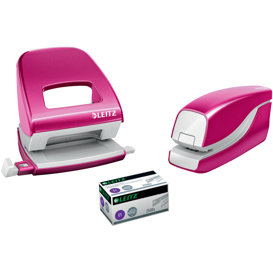 Elektrisches Heftgerät WOW, 10 Blatt, Einlegetiefe 10 mm, pink LEITZ 5566-10-23 LEITZ 5566-10-23 NeXXt 10 Blatt