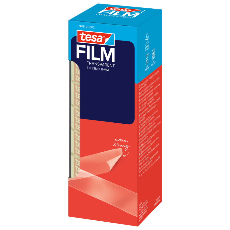 Klebefilm tesafilm® Office-Box, 33mx19mm, 8 Rollen, transparent TESA 57405-00002-01 TESA 57405-00002-01 OfficeBox