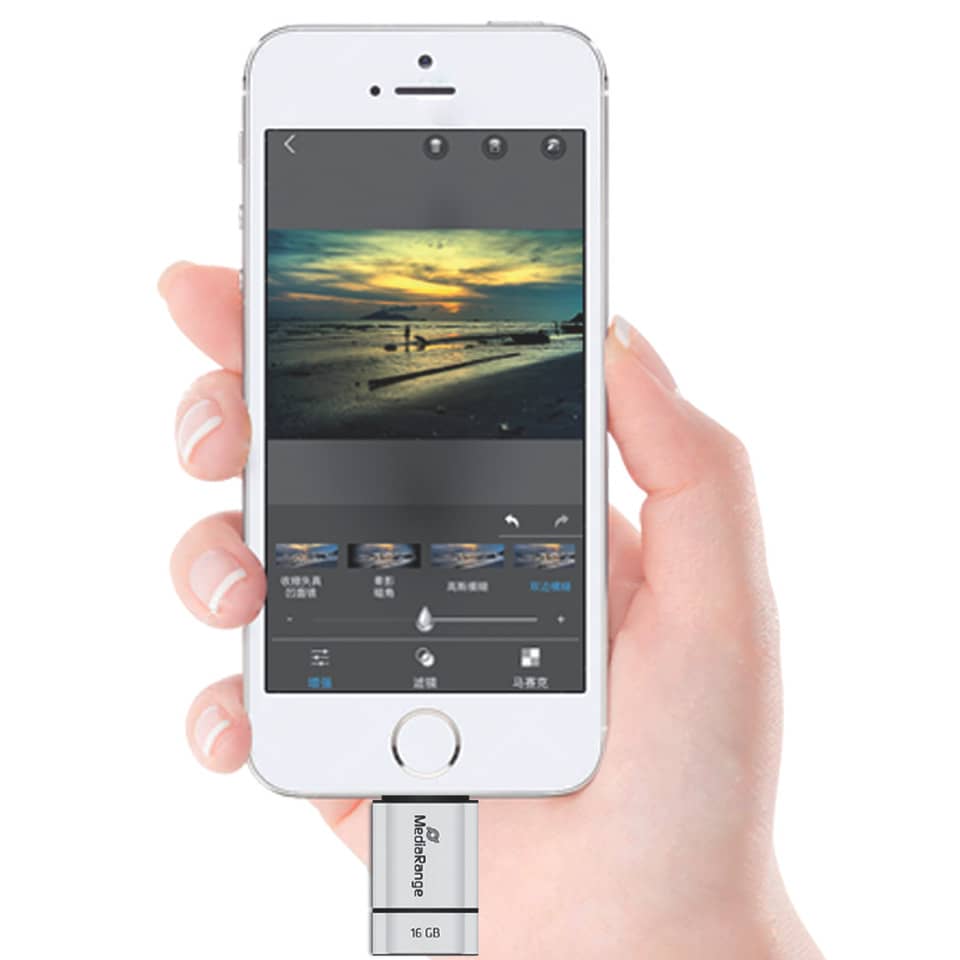 USB Stick 2.0+MicroUSB, 8 GB MEDIARANGE MR930-2