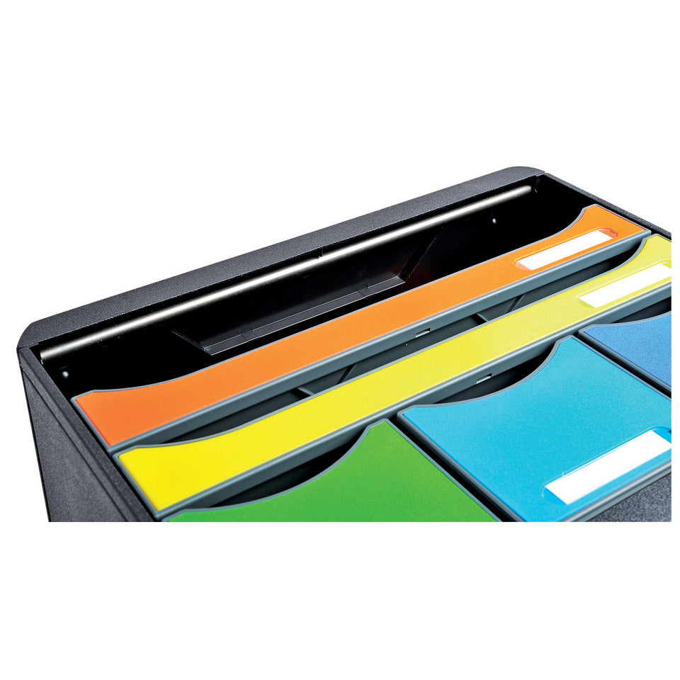 Schubladenbox STORE-BOX MAXI 6 offene Laden, Regenbogen EXACOMPTA 306798D EXACOMPTA 306798D quer