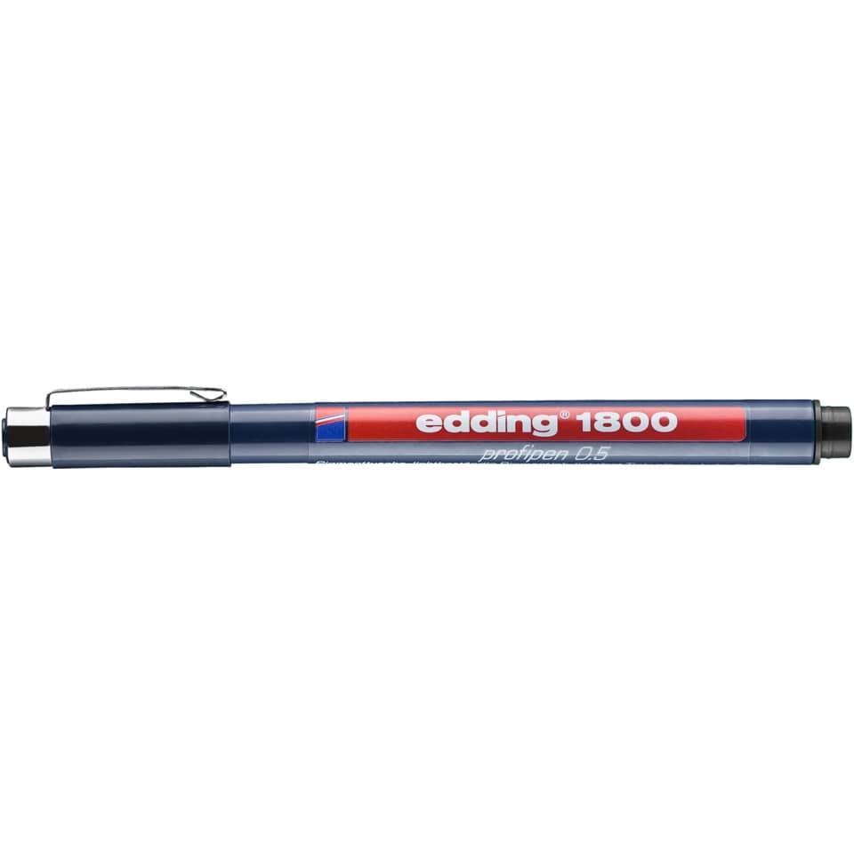 Präzisionsfeinschreiber 1800, 0,5mm, schwarz EDDING 1800-05-001 EDDING 4180005001 0,5mm