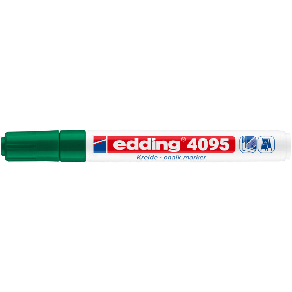 Windowmarker 4095, 2-3mm, Rundspitze, grün EDDING 4-4095004 EDDING 4095-004 Kreidemarker Rundspitze
