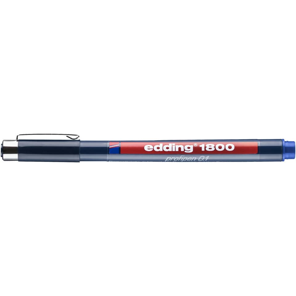 Präzisionsfeinschreiber 1800, 0,1mm, blau EDDING 1800-01-003 EDDING 4180001003 0,25mm