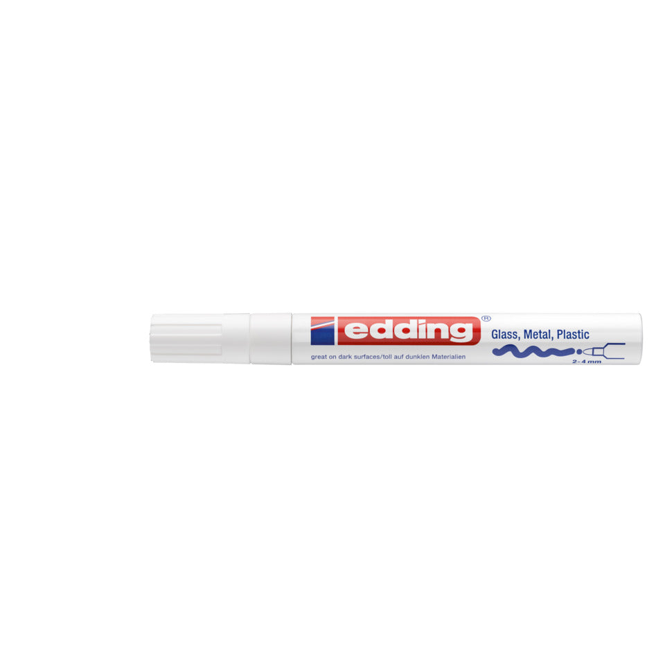 Lackmarker 750, 2-4mm, Rundspitze, weiß EDDING 4-750049 EDDING 4-750049  Rundspitze