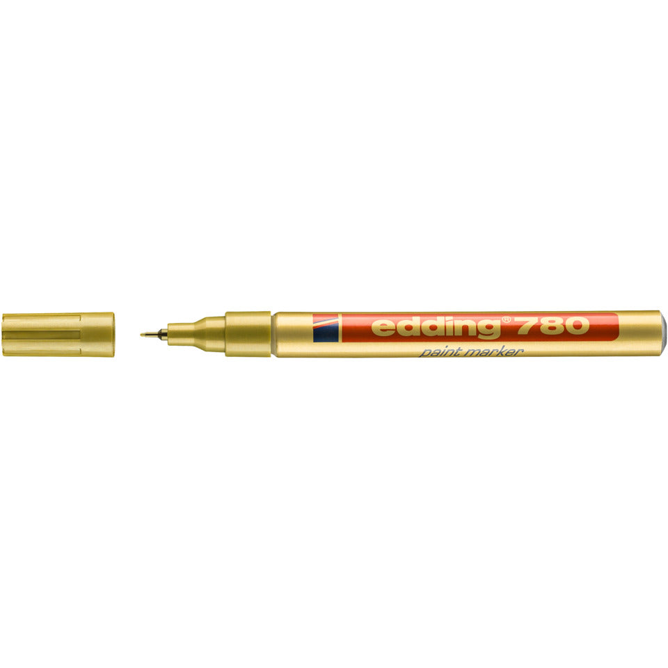 Lackmarker 780, 0,8mm, Rundspitze, gold EDDING 4780053 EDDING 780-053 metallgef. Rundspitze