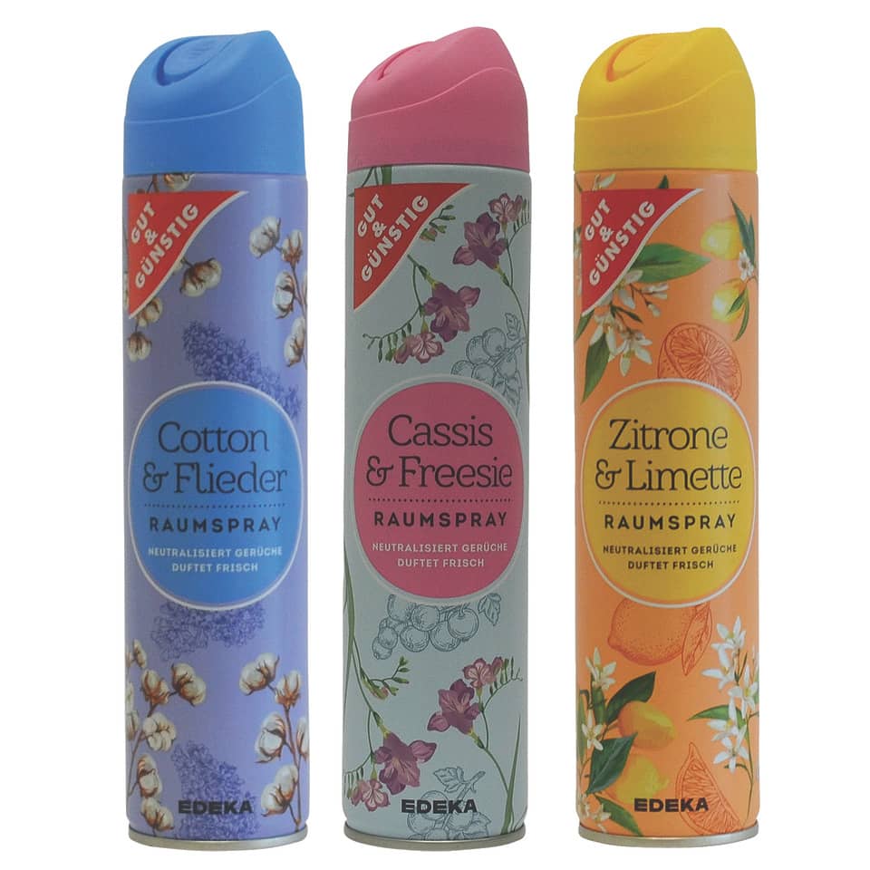 Duftspray Cass&Free, 300ml GUT & GÜNSTIG 3588938000
