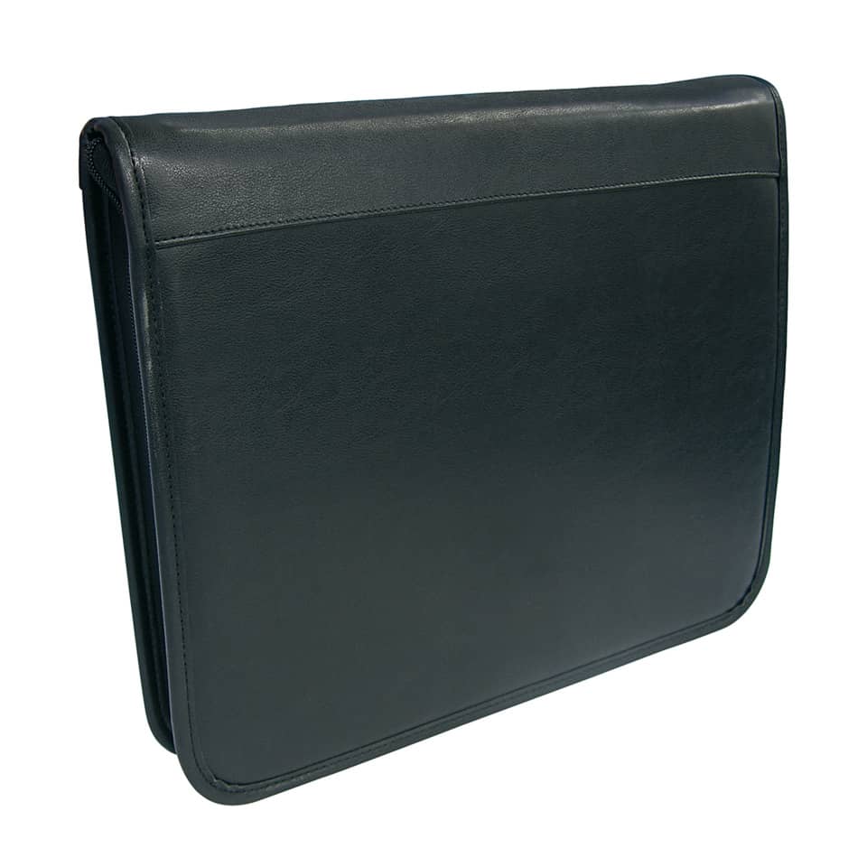 Schreibmappe, A4, 4-Ring, 34mm, schwarz WEDO 581101 WEDO 581101 mit Rechner Kunstleder