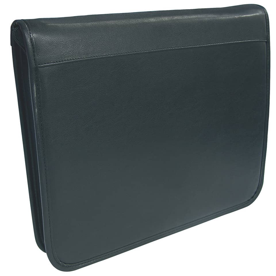 Schreibmappe, A4, 4-Ring, 34mm, schwarz WEDO 581101 WEDO 581101 mit Rechner Kunstleder