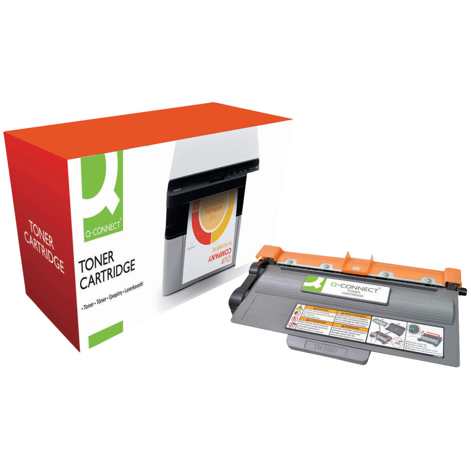 Lasertoner ersetzt Brother TN-3380, 8.000 Seiten, schwarz Q-CONNECT KF26127 Q-CONNECT KF26127 Ersetzt TN3380