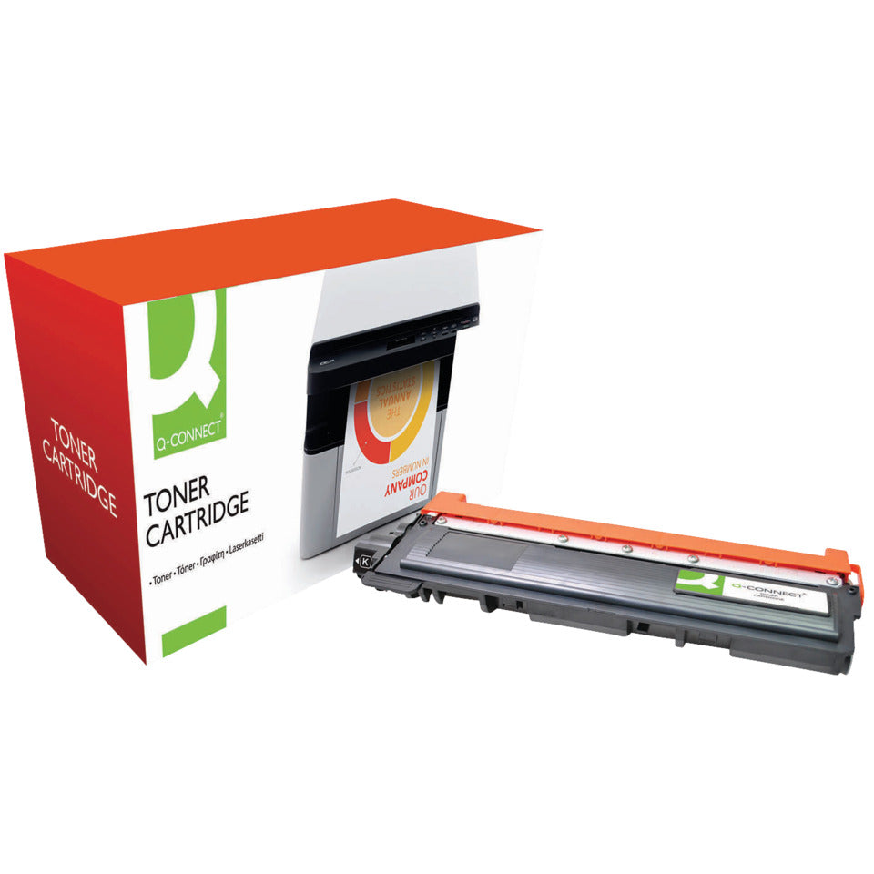 Lasertoner ersetzt Brother TN230BK, 2.200 Seiten, schwarz Q-CONNECT KF15870 Q-CONNECT KF15870 Ersetzt TN230BK