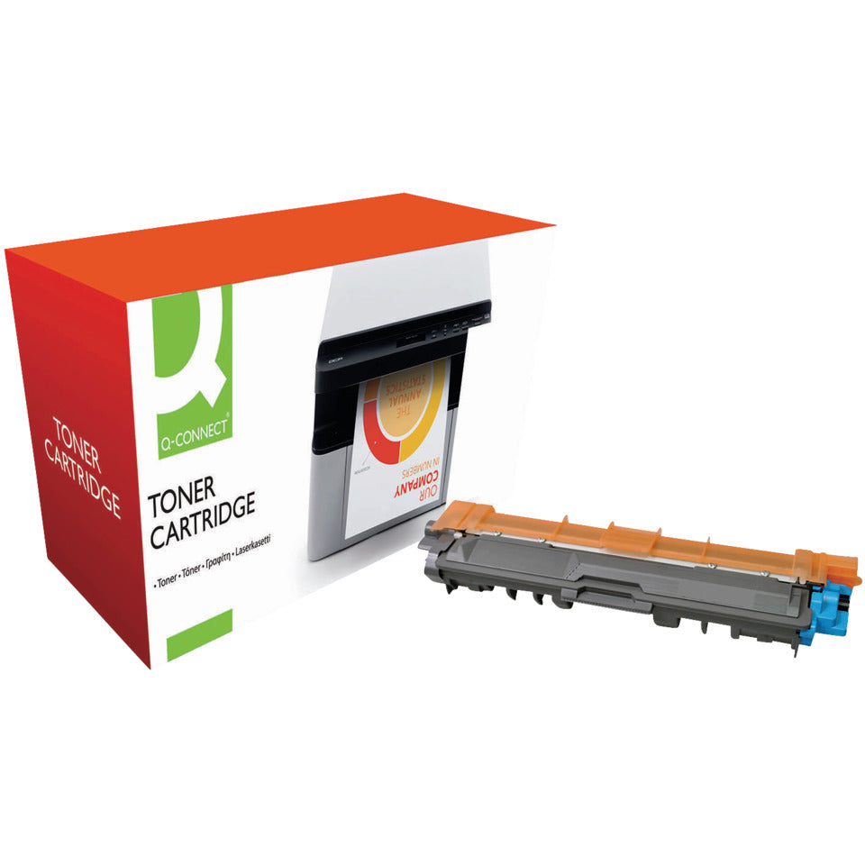 Lasertoner ersetzt Brother TN-245C, 2.200 Seiten, cyan Q-CONNECT KF17094 Q-CONNECT KF17094 Ersetzt TN245C