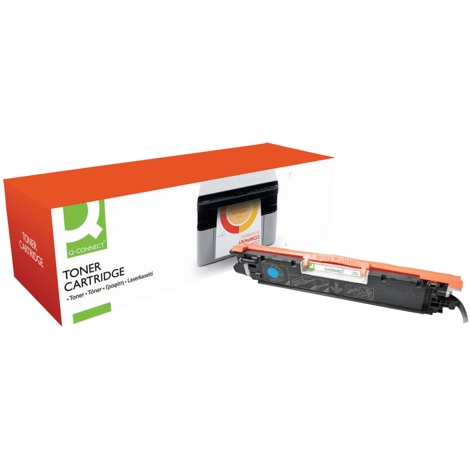 Lasertoner ersetzt HP CE311A, 1.000 Seiten, cyan Q-CONNECT KF15428 Q-CONNECT KF15428 Ersetzt CE311A