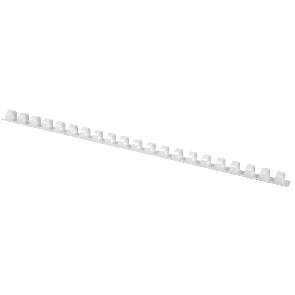 Spiralbinderücken, Ø12mm, 21 Ringe, 100 Stück, weiß Q-CONNECT KF24023 Q-CONNECT KF24023 100ST