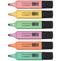 Textmarker, 1,5-2mm, 6 Stück, pastell sortiert Q-CONNECT KF17963 Q-CONNECT KF17963 1,0-5,2mm