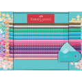 Buntstifte Sparkle Geschenkset, Metalletui türkis, 21-teilig FABER CASTELL 201641