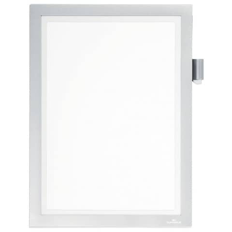 Info-Rahmen DURAFRAME® MAGNETIC NOTE - A4, metallic silber