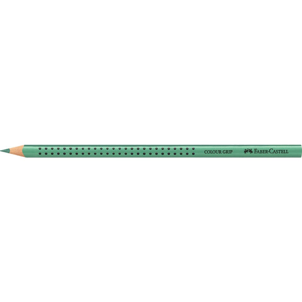 Farbstift Colour Grip, 3mm, Grün Metallic FABER CASTELL 112491
