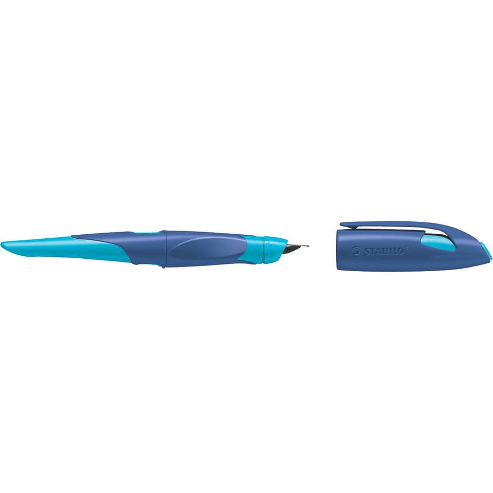 Füllfederhalter Patrone A EASYbirdy®, Linkshänder, mitternachtsblau/azur STABILO 5013/4-41 STABILO 5013/4-41 Links
