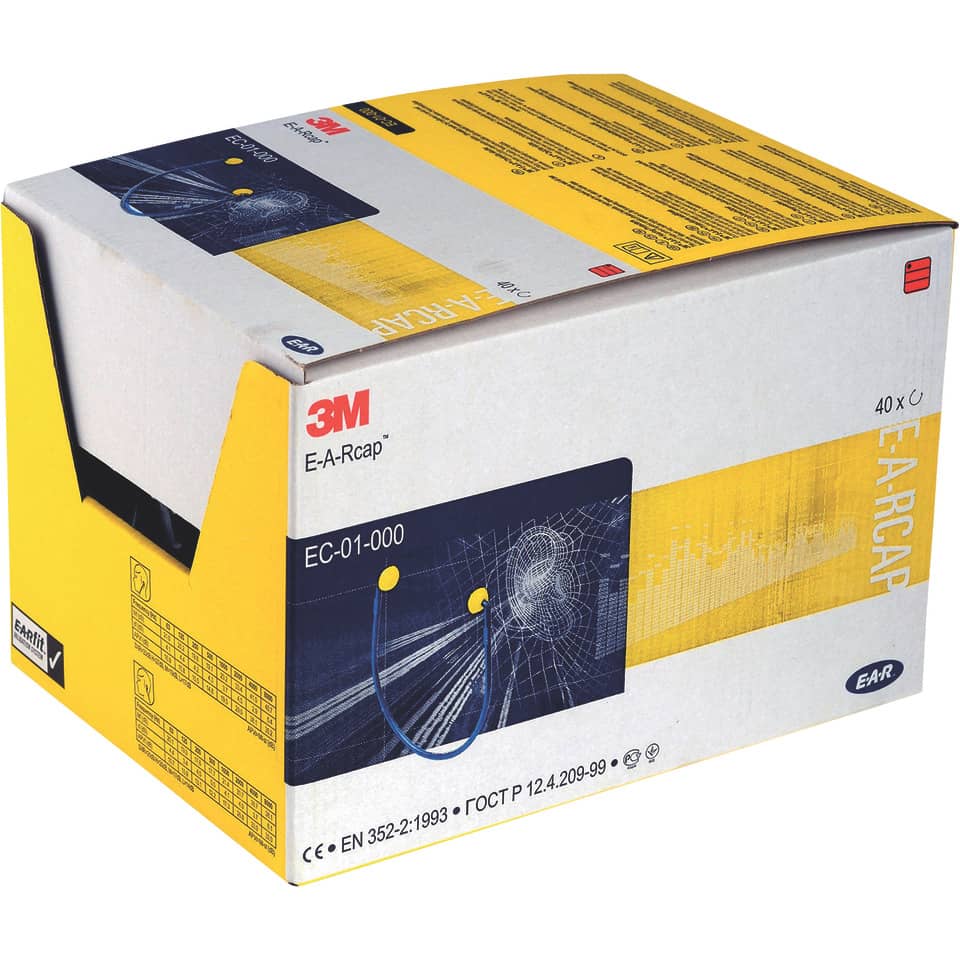 Kapselgehörschutz 23dB blau 3M EC01000