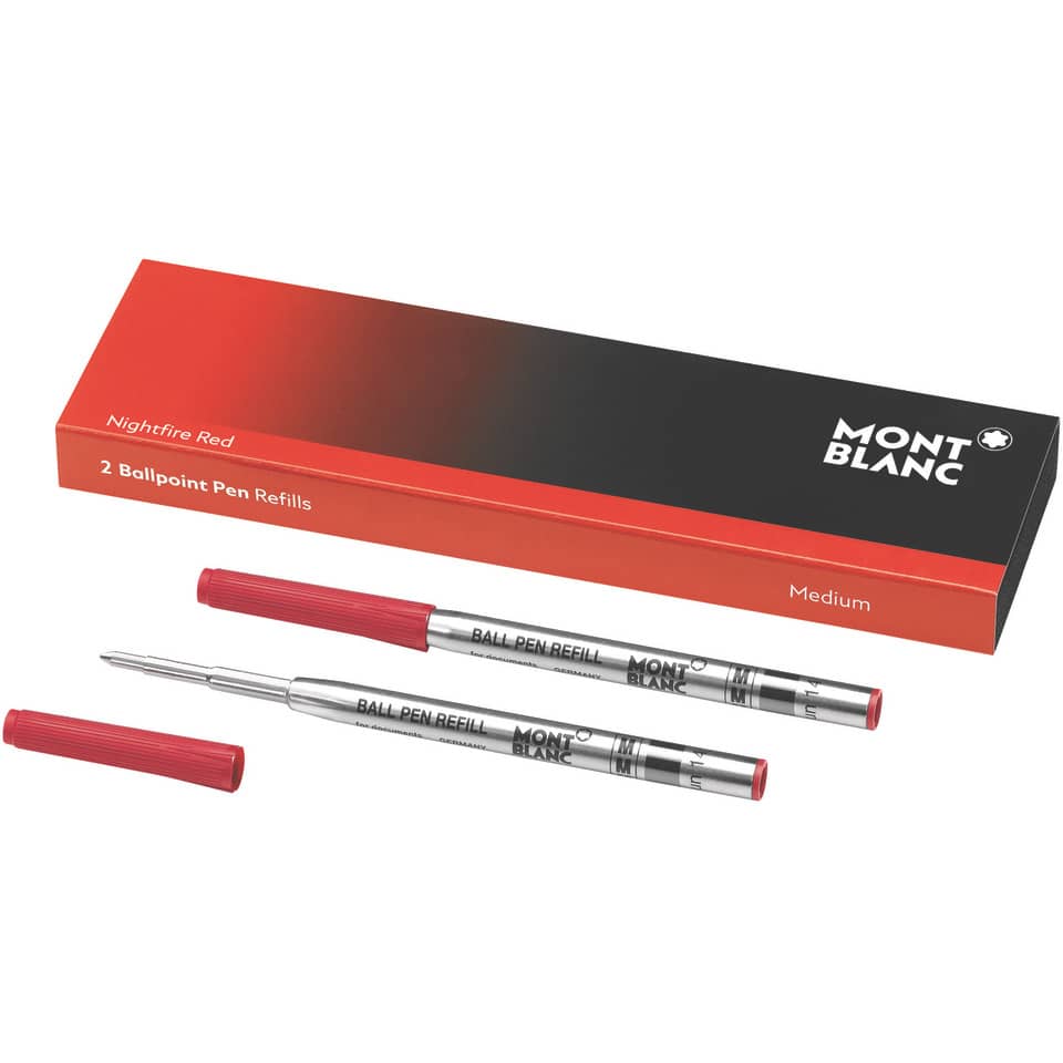 Kugelschreibermine M, 2 Stück, rot MONT BLANC MB128216 MONT BLANC MB128216/124516 Grossraum