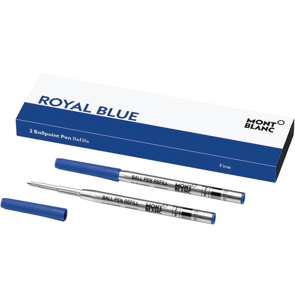 Kugelschreibermine F, 2 Stück, royalblau MONT BLANC MB128213 MONT BLANC MB128213/124492 Grossraum