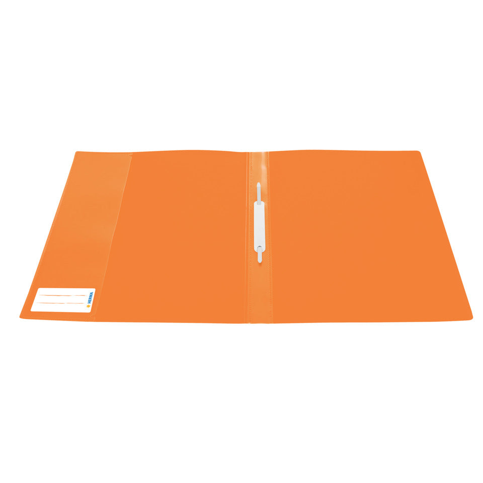 Schnellhefter, A4, Kunststoff, transluzent orange HERMA 19489
