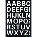 Buchstabenetikett A-Z, 15mm, 36 Stück, weiß HERMA 15557 HERMA 15557 15mm