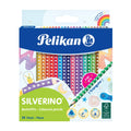 Farbstifte 24 Stück Silverino, dreieckig, dünn, 3 mm, sortiert PELIKAN 100401598 PELIKAN 100401598 700665 BD24LN dreie