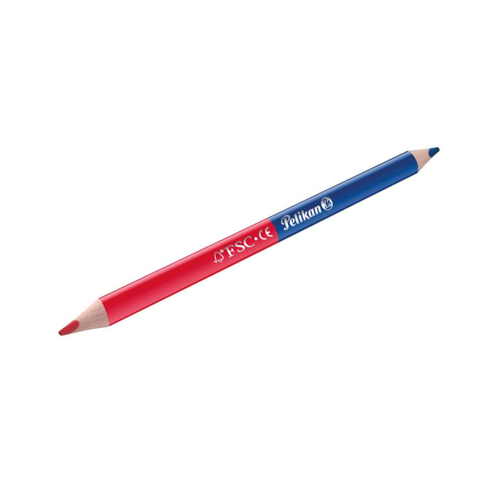 Silbentrennstift rot/blau dick   dreieckig PELIKAN 300001231 PELIKAN 300001231 810838 dreieckig