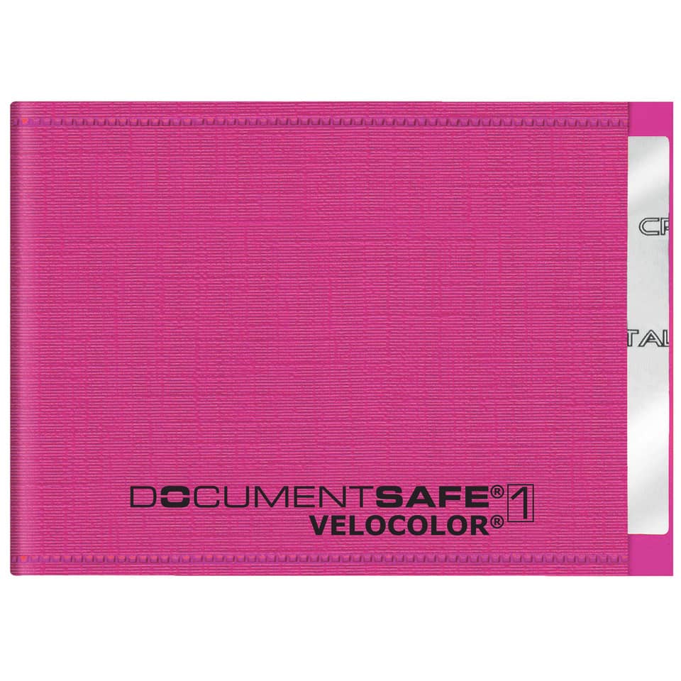 Kreditkartenetui Documentsafe pink   Polypropylen 90x63mm VELOCOLOR 3271 371 VELOCOLOR 3271 371 PP 90x63mm