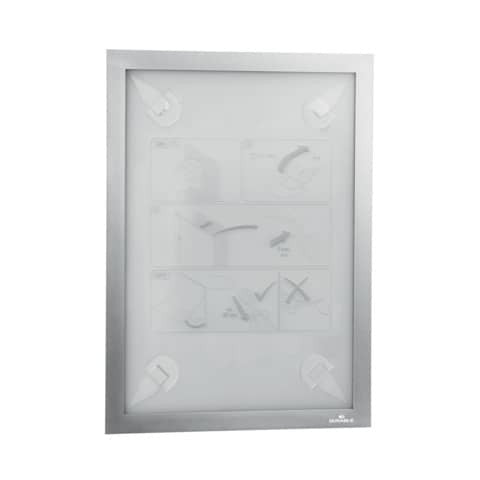 Info-Rahmen DURAFRAME® WALLPAPER - A4, 322 x 236 mm, silber
