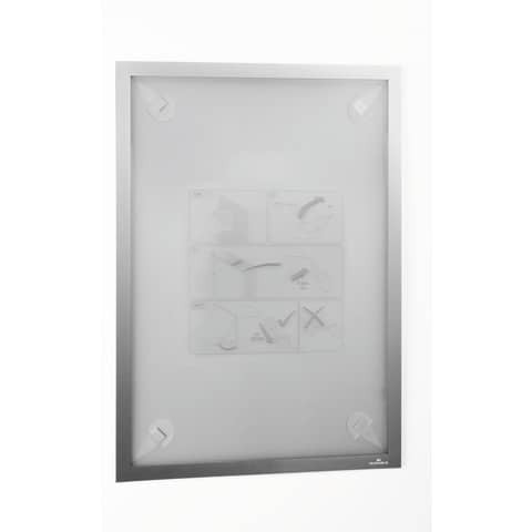 Info-Rahmen DURAFRAME® WALLPAPER - A3, 323 x 446 mm, silber