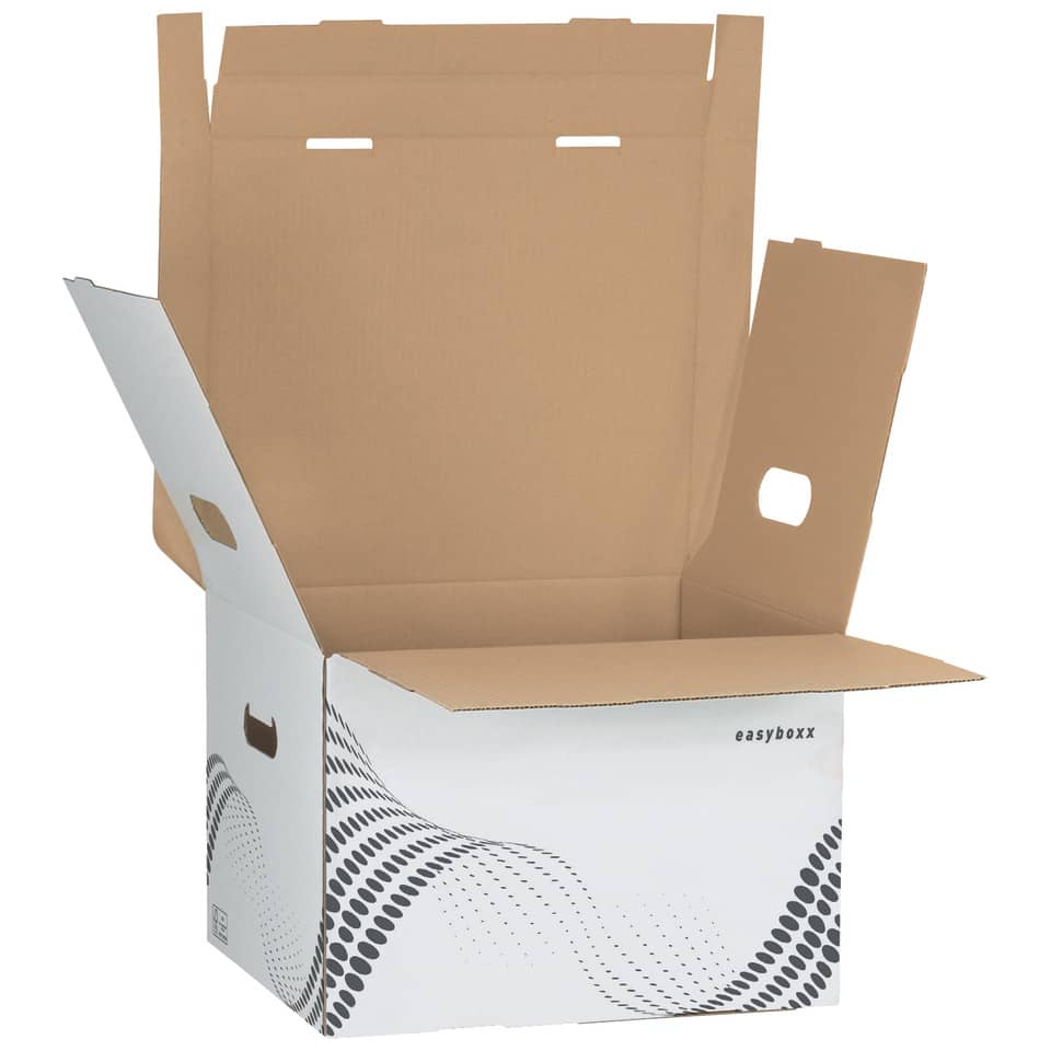 Archivkasten easyboxx M, 15kg, weiß LEITZ 6136-00-00