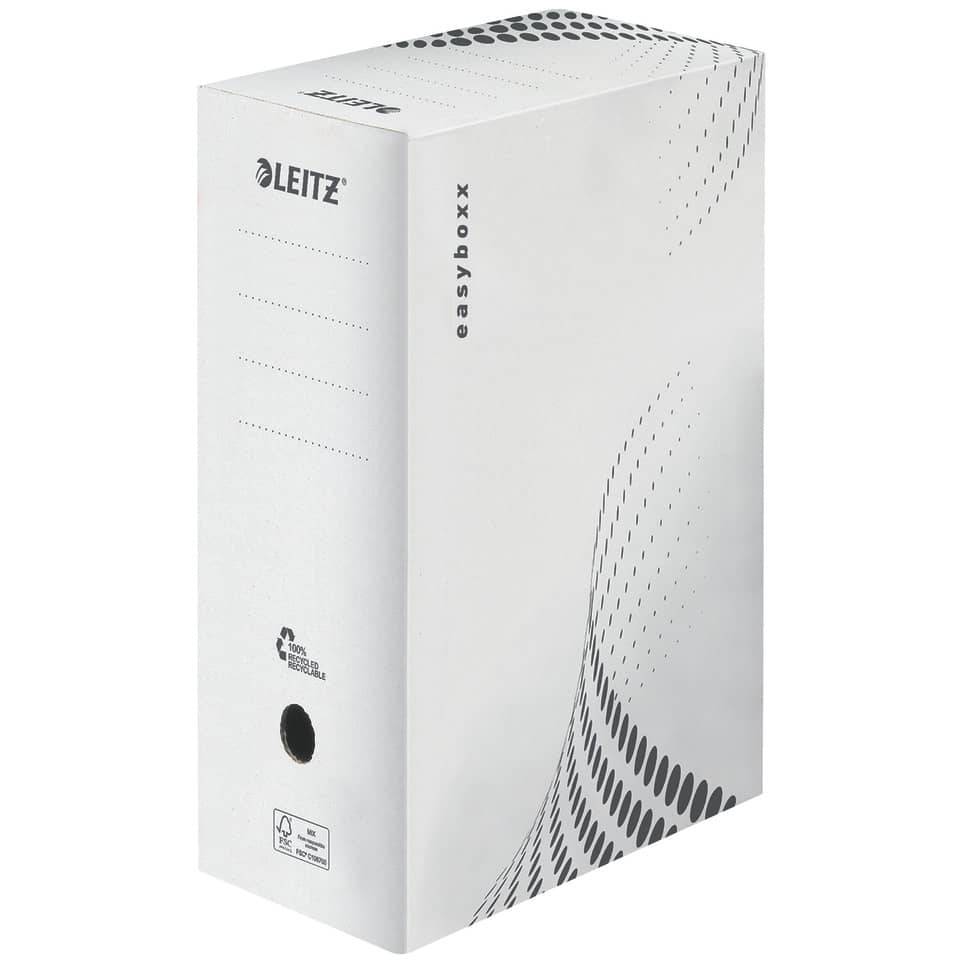Archivbox easyboxx, A4, 150mm, weiß LEITZ 6133-00-00