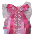 Schultütenschleife, LED-Pink Glamour, Polyester, 50x23cm ROTH 679290 ROTH 679290 50x23cm