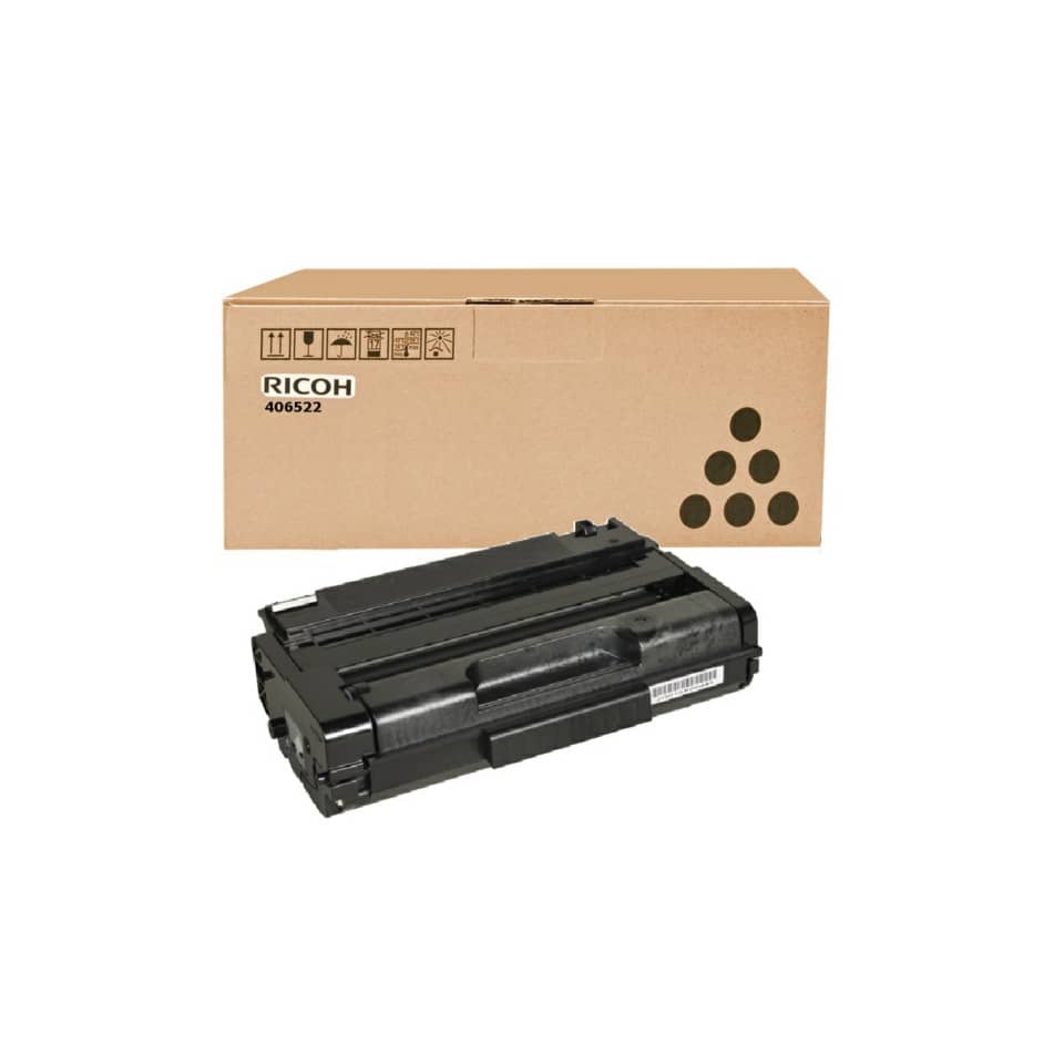 Lasertoner, 5.000 Seiten, schwarz RICOH 406522