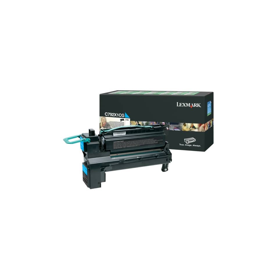 Lasertoner Return HY, 20.000 Seiten, cyan LEXMARK C792X1CG