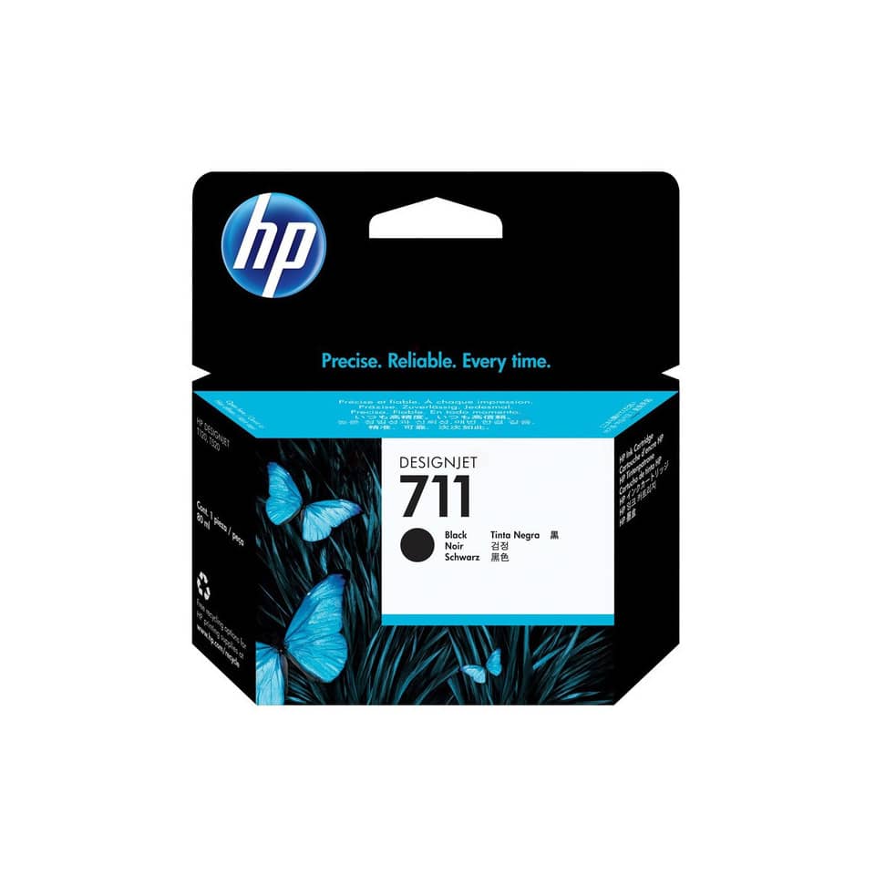 Inkjetpatrone Nr. 711 schwarz   80ml HP CZ133A HP CZ133A 80ml