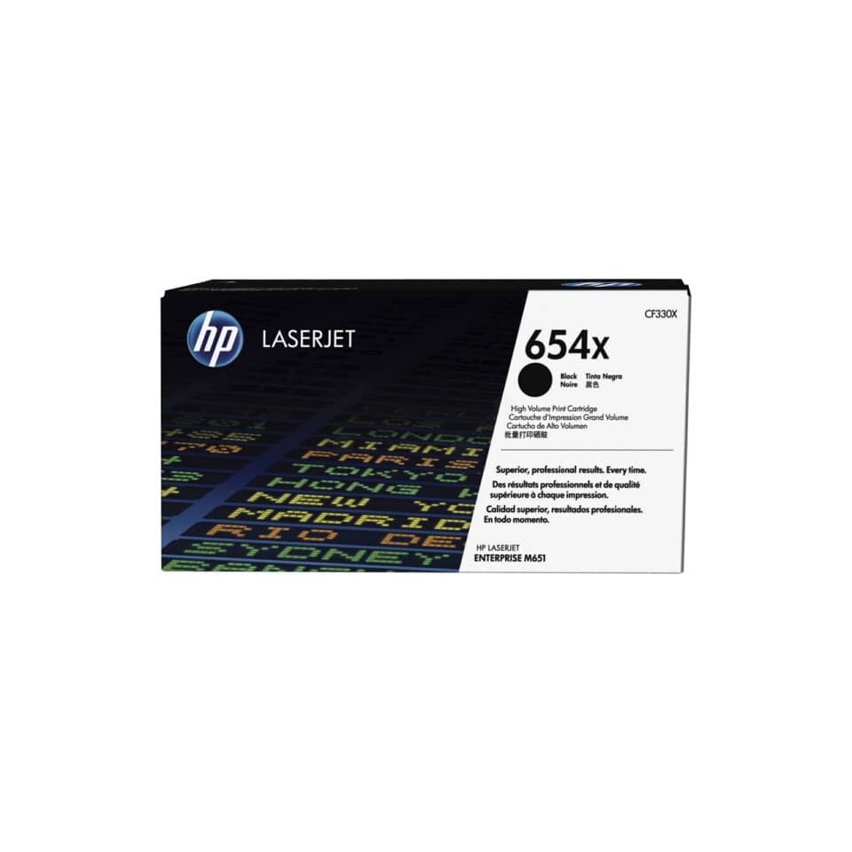 Lasertoner Nr. 654X HY, 20.500 Seiten, schwarz HP CF330X