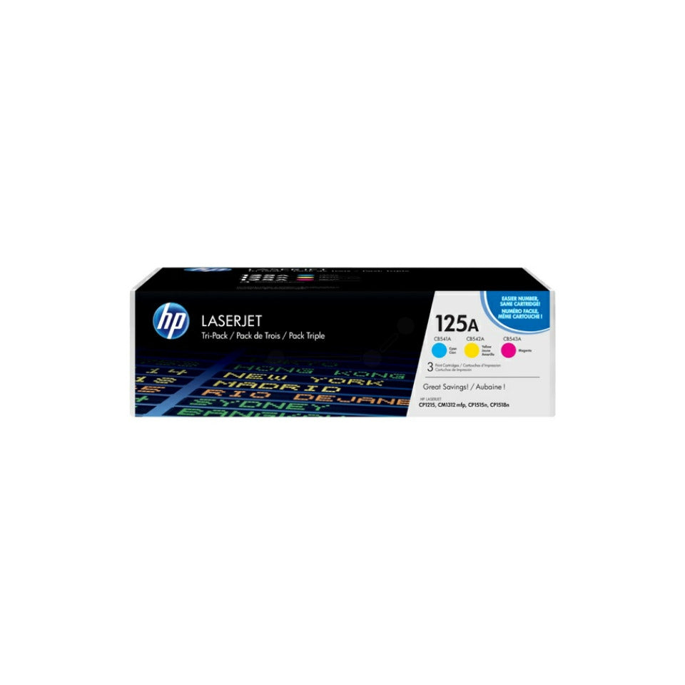 Lasertoner Multipack Nr. 125A, 1.400 Seiten, 3 Stück, c/m/y HP CF373AM HP CF373AM 3ST Multipack