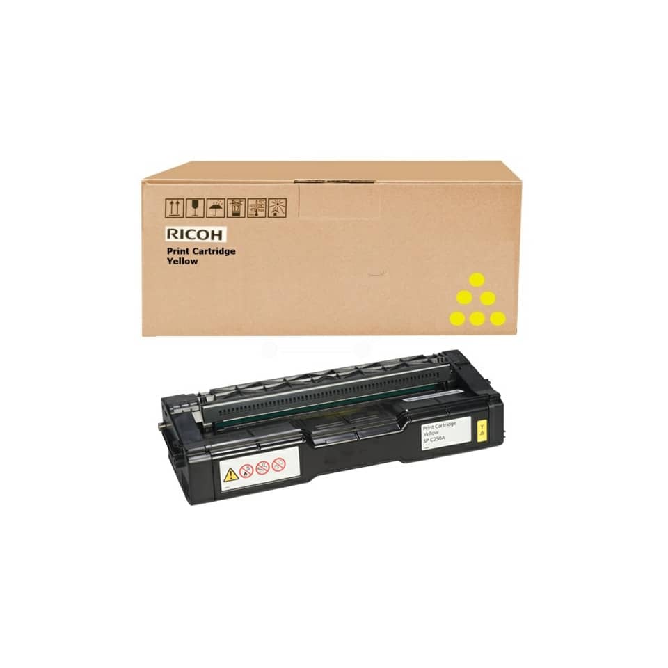 Lasertoner SPC252E, 4.000 Seiten, yellow RICOH 407534