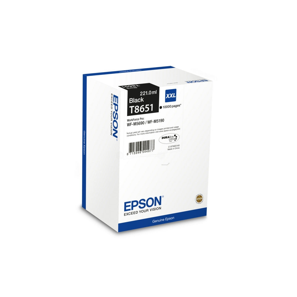 Inkjetpatrone T8651 schwarz EPSON C13T865140