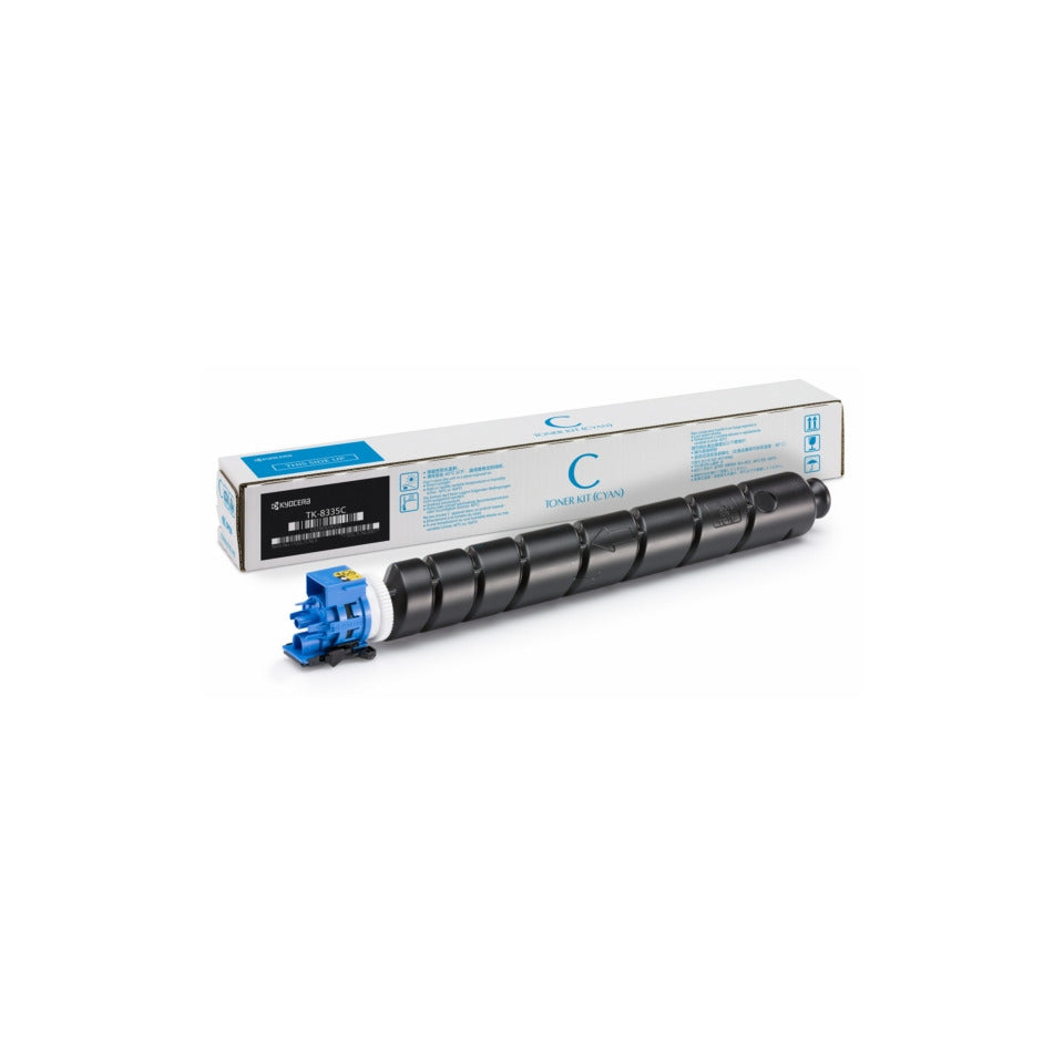 Lasertoner TK-8335C, für Kyocera Drucker, ca. 15.000 Seiten, cyan KYOCERA-MITA 1T02RLCNL0 KYOCERA 1T02RLCNL1