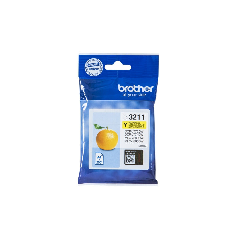 Inkjetpatrone, yellow BROTHER LC3211Y