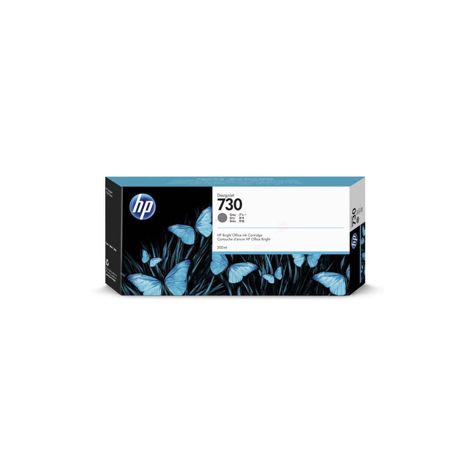 Inkjetpatrone Nr.730, 300 ml, grey HP P2V72A