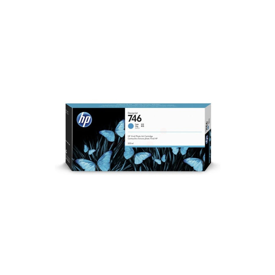 Inkjetpatrone Nr.746, 300 ml, cyan HP P2V80A
