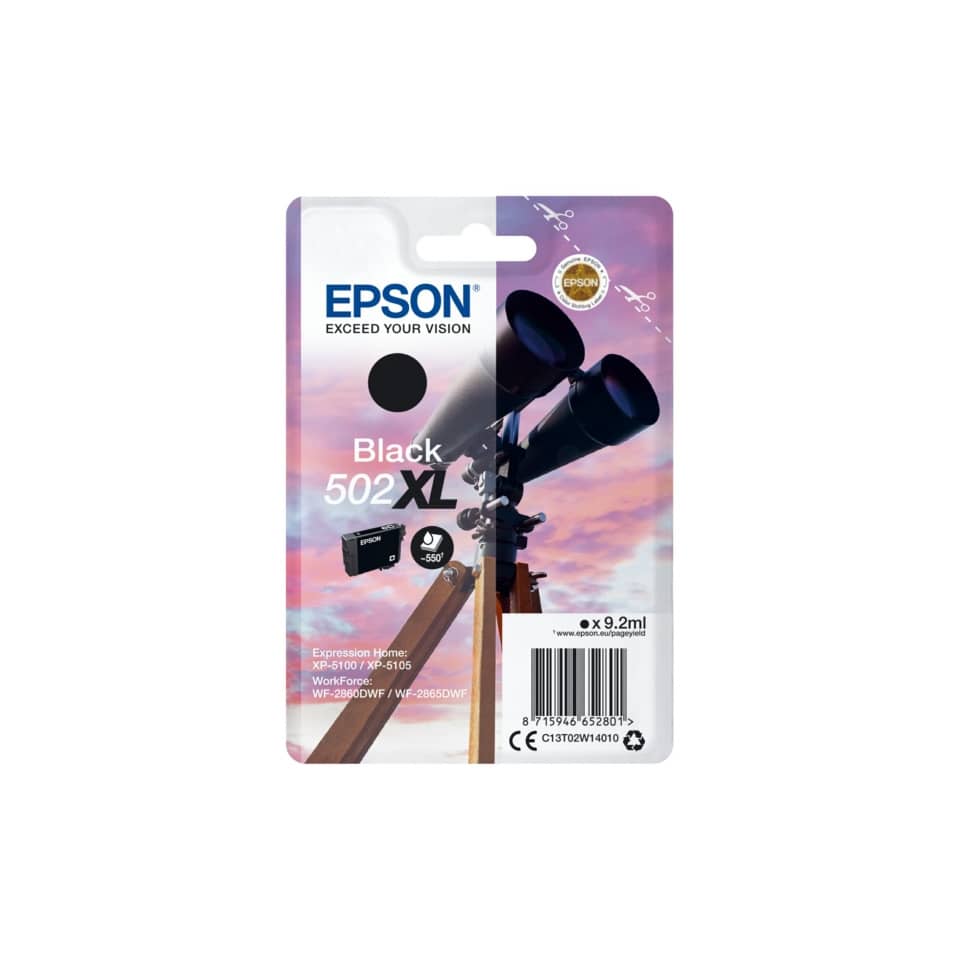 Inkjetpatrone Nr.502XL schwarz EPSON C13T02W14010